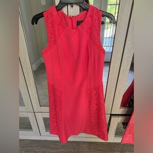 Peach/ coral lace dress shift dress, never worn but no tags